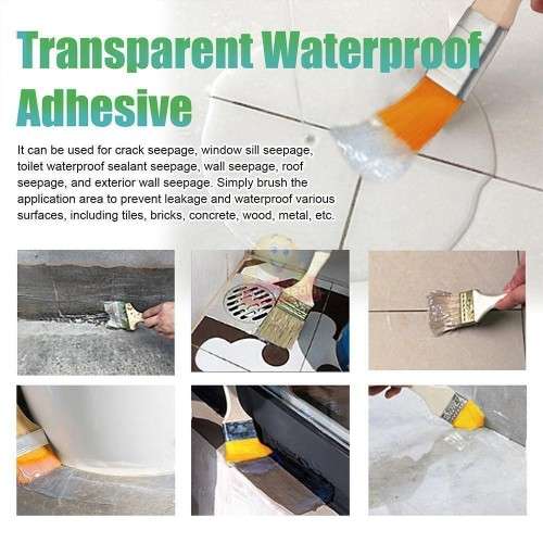 Waterproof Transparent SEALER, The Perfect Solution for All Your Leakage Needs - START R1 ONLY