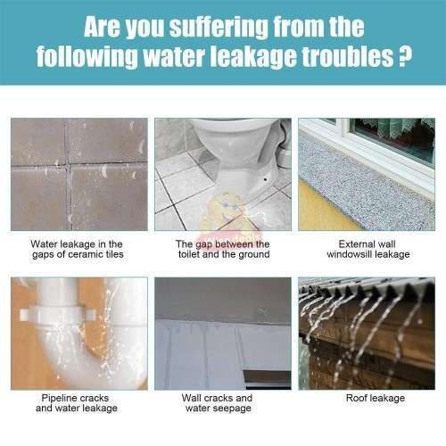 Waterproof Transparent SEALER, The Perfect Solution for All Your Leakage Needs - START R1 ONLY