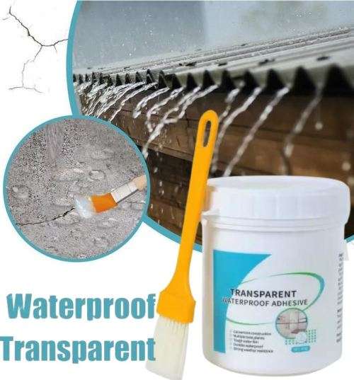 Waterproof Transparent SEALER, The Perfect Solution for All Your Leakage Needs - START R1 ONLY