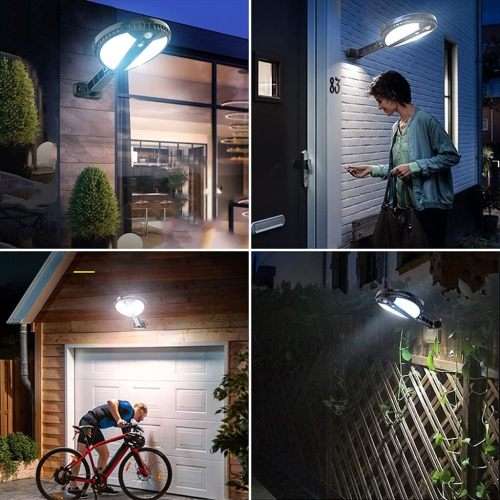 290W SOLAR LED Light with 3 Setting Modes and Remote Control