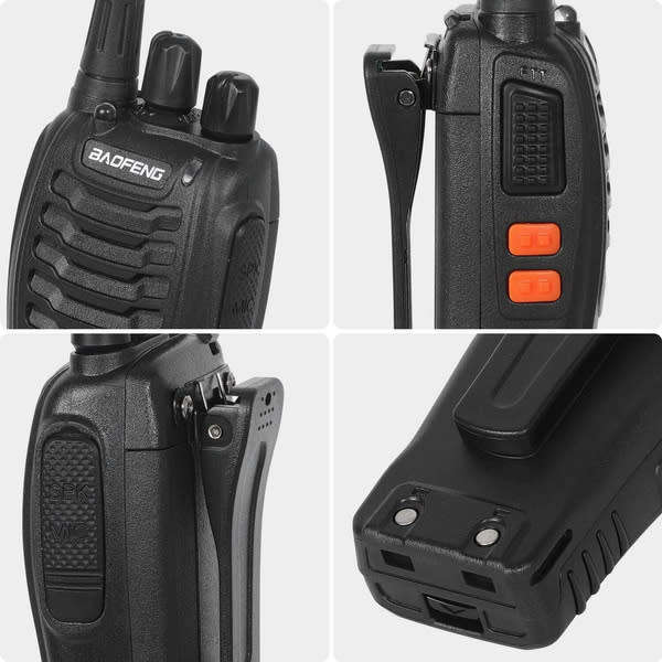 2 X Handheld Hand Radio Set with 16 Channels and lots of Accessories - START AT R1 ONLY