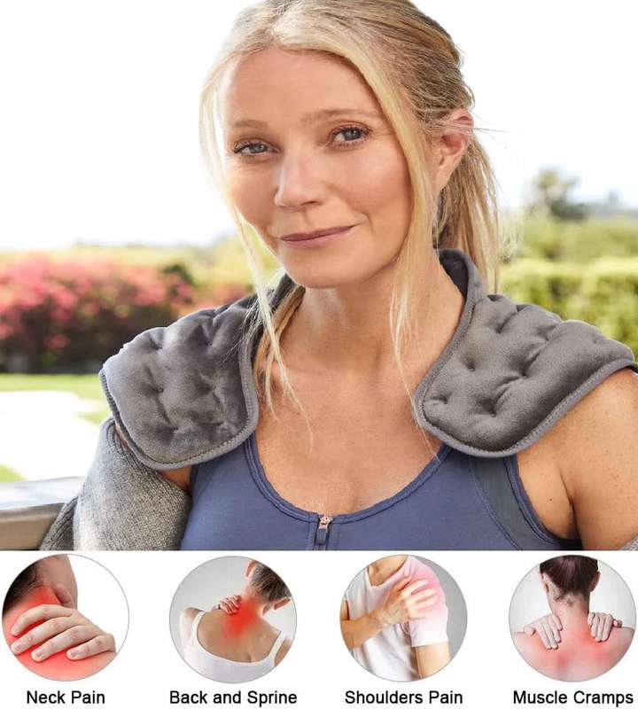 Rapid Relief Neck & Shoulder Wrap get rid of Stress, Strain, Tension and Pain, Hot or Cold