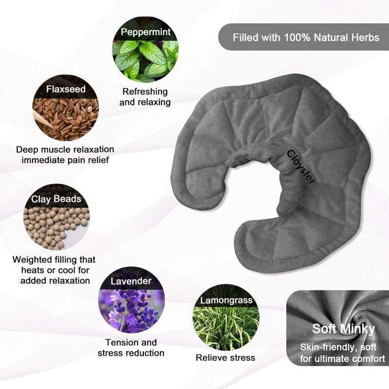 Rapid Relief Neck & Shoulder Wrap get rid of Stress, Strain, Tension and Pain, Hot or Cold