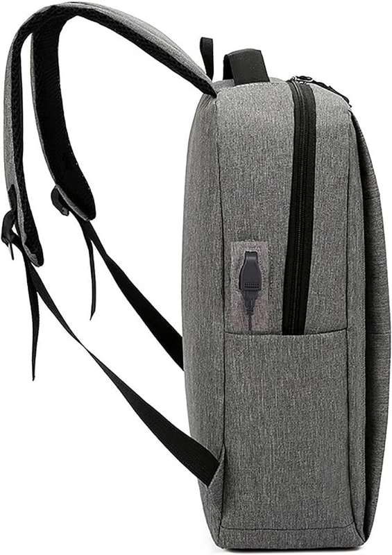 3 Piece Backpack Set, Large Backpack with USB Port and Cable to Charge Devices, Sling and Hand Bag