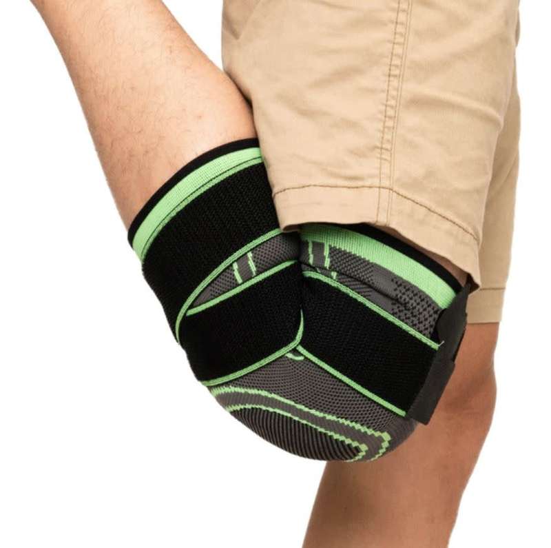 Adjustable Double Strap Knee Brace, Enhanced Blood Circulation and support Knee and Leg Muscles