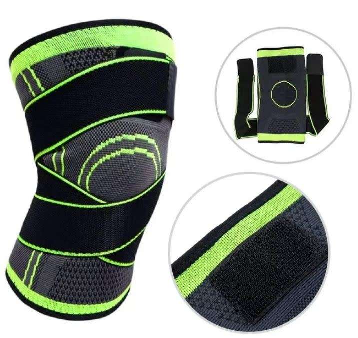 Adjustable Double Strap Knee Brace, Enhanced Blood Circulation and support Knee and Leg Muscles