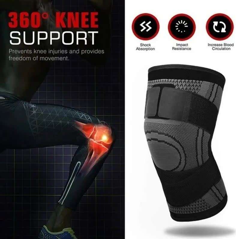 Adjustable Double Strap Knee Brace, Enhanced Blood Circulation and support Knee and Leg Muscles