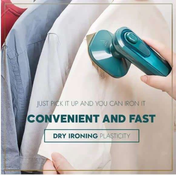 30W Garment Steam Iron and Steamer, One-Click Spray, Convenient and Fast