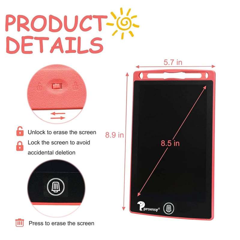 Children`s LCD Writing Tablet, Say Goodbye to Paper!