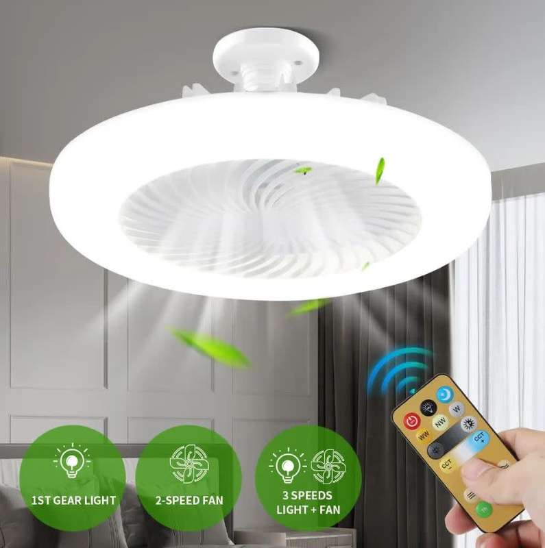 30W LED Light with Build-in Fan with 3 Speed Settings