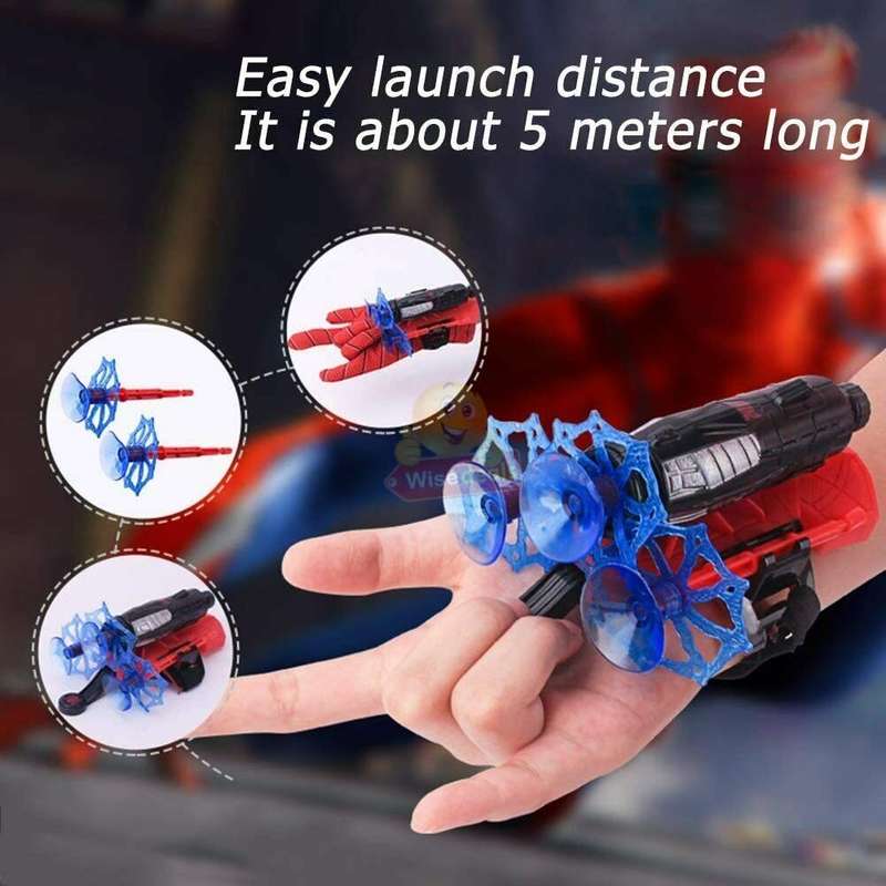 Spider Hero, Spiderman Glove Launcher with Bullets, Shoot up to 5 meters