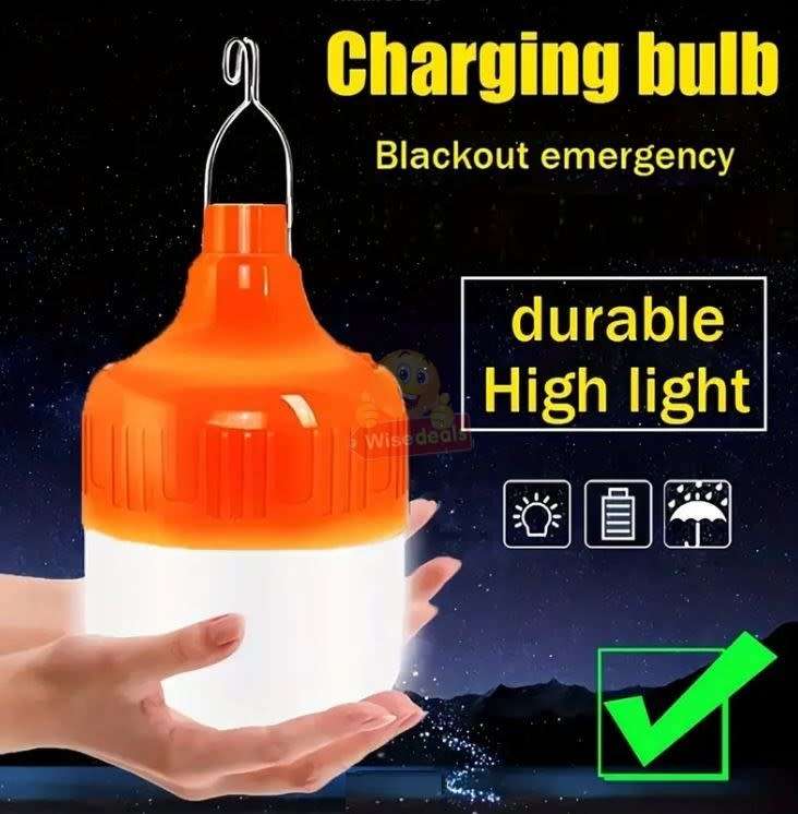 20W Emergency Rechargeable Light with 2000mAh Battery, Use as Power Bank