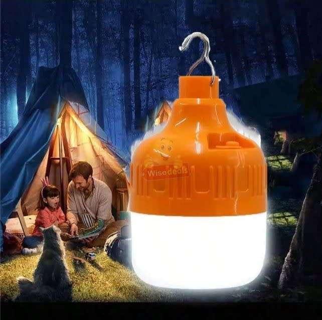 20W Emergency Rechargeable Light with 2000mAh Battery, Use as Power Bank