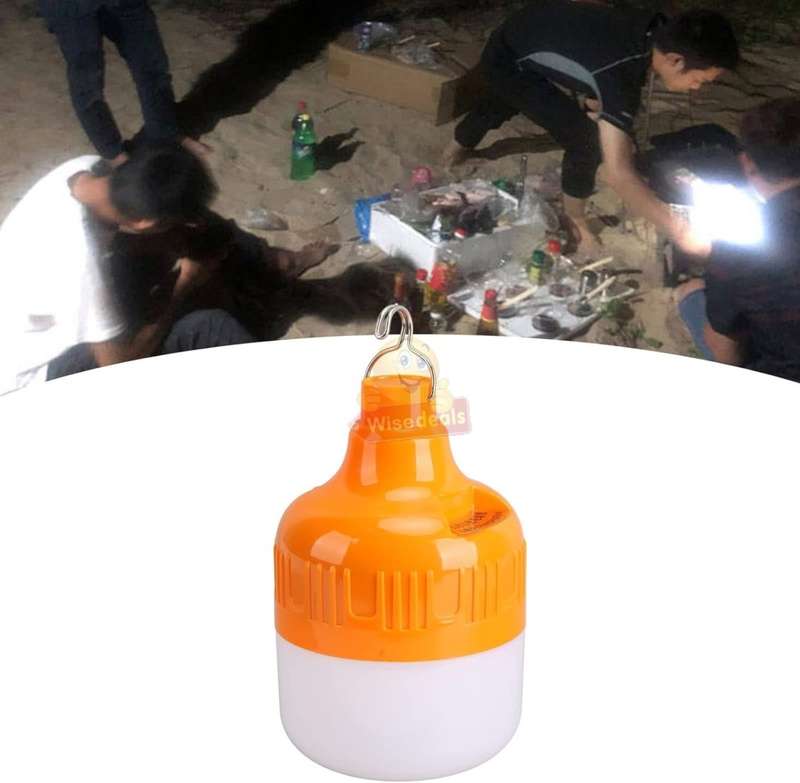 20W Emergency Rechargeable Light with 2000mAh Battery, Use as Power Bank