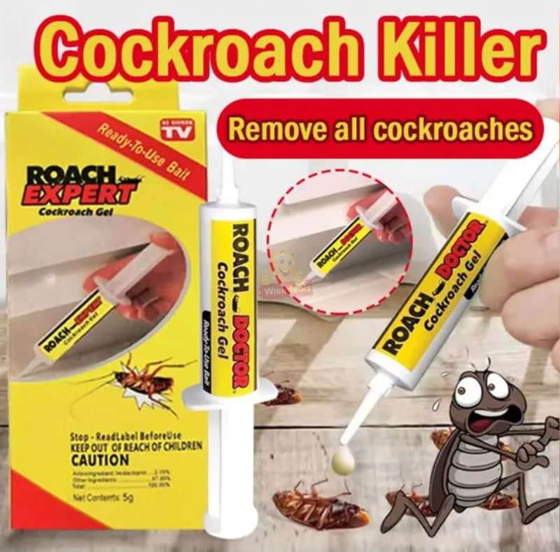 2 X Roach Expert Cockroach Gel, is a strong and wide-reaching solution to your cockroach problems!