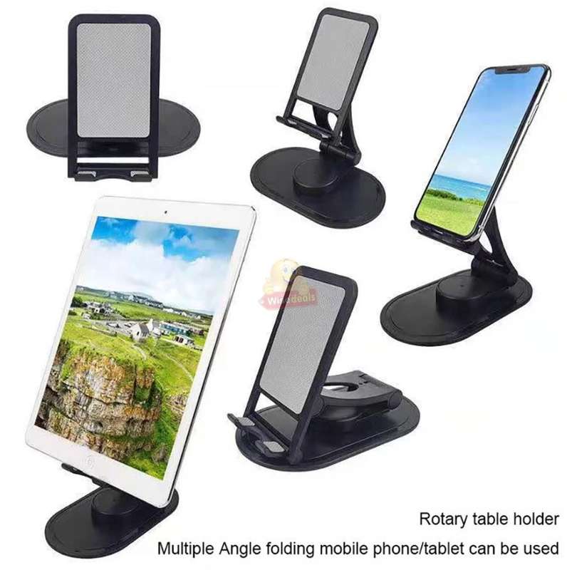360° Rotating Mobile Phone and Tablet Desktop Stand