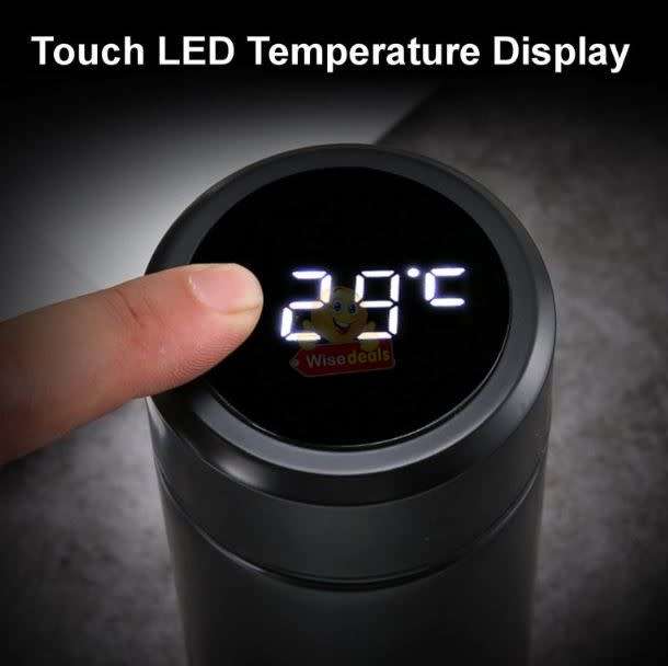 Smart Temperature LED Display Thermal Flask, Leak-Proof and 304 Stainless Steel