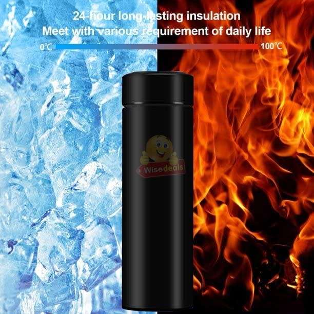 Smart Temperature LED Display Thermal Flask, Leak-Proof and 304 Stainless Steel