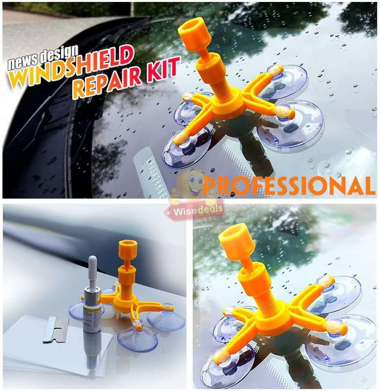 DIY Windscreen Repair Kit - No Fuss Restoration on windscreen