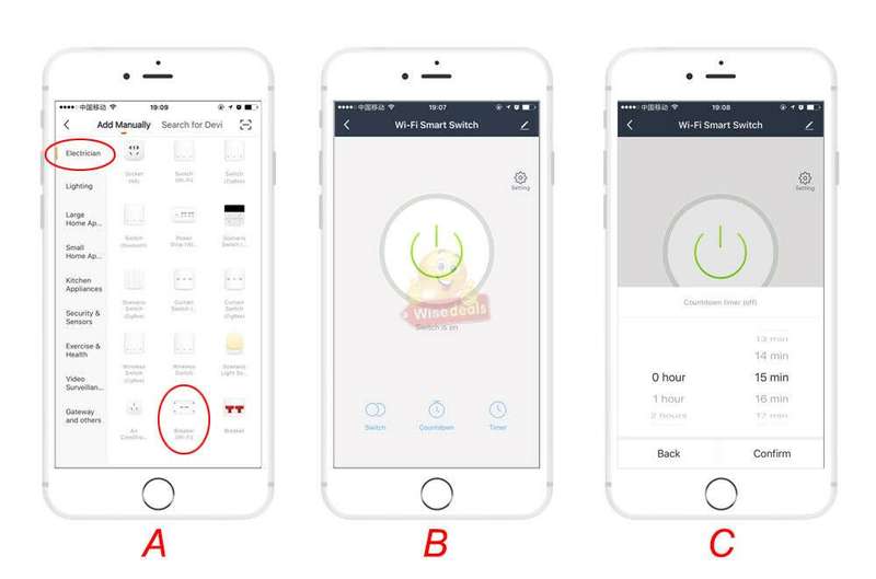 WIFI Smart Switch, control your devices from your phone wherever you are