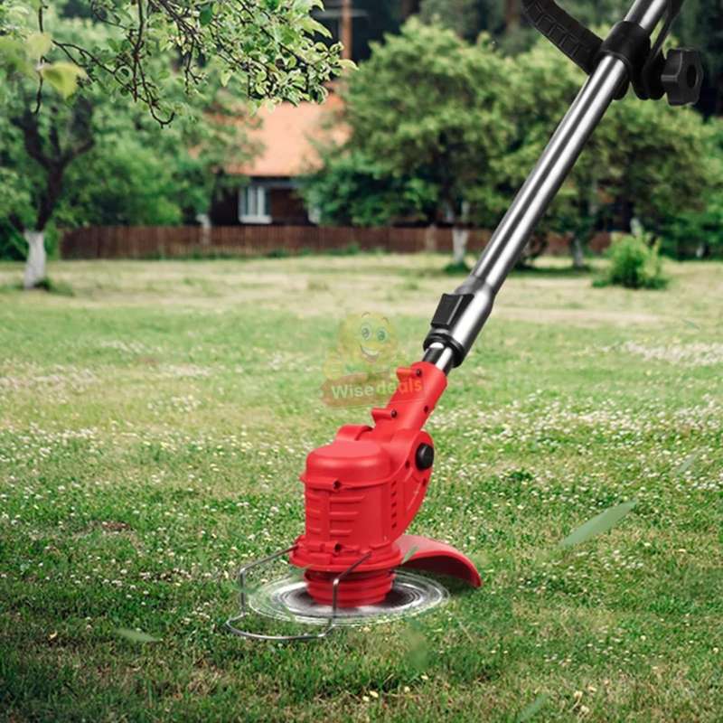 3 in 1 Cordless 12V Lawn Mower and Grass Cutter with Lithium Battery , Extendable and Foldable