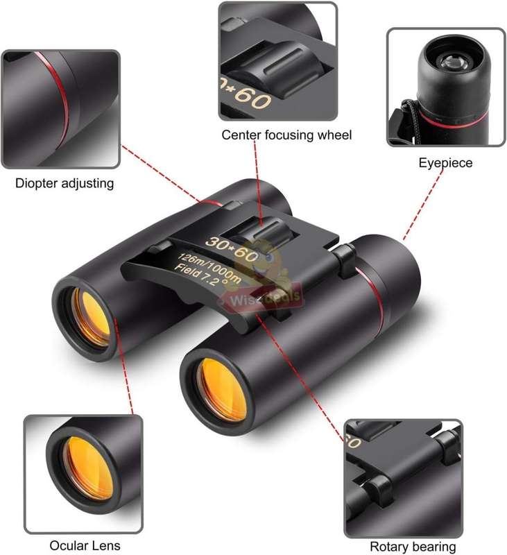 30 X 60 Day & Night Vision Binocular Telescope with Carry Bag - START R1 ONLY