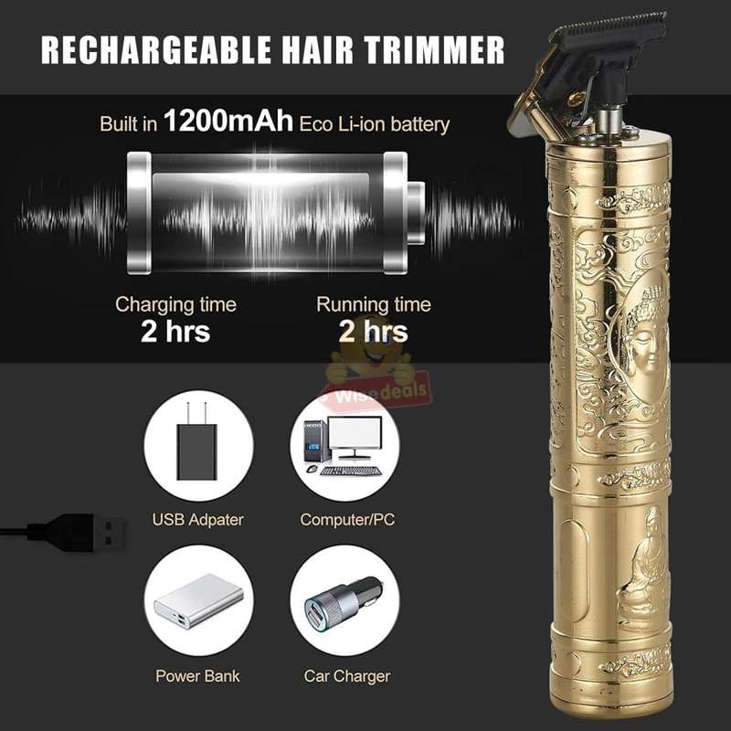 Professional Rechargeable Beard and Hair Trimmer with lots of Accessories - START R1 ONLY