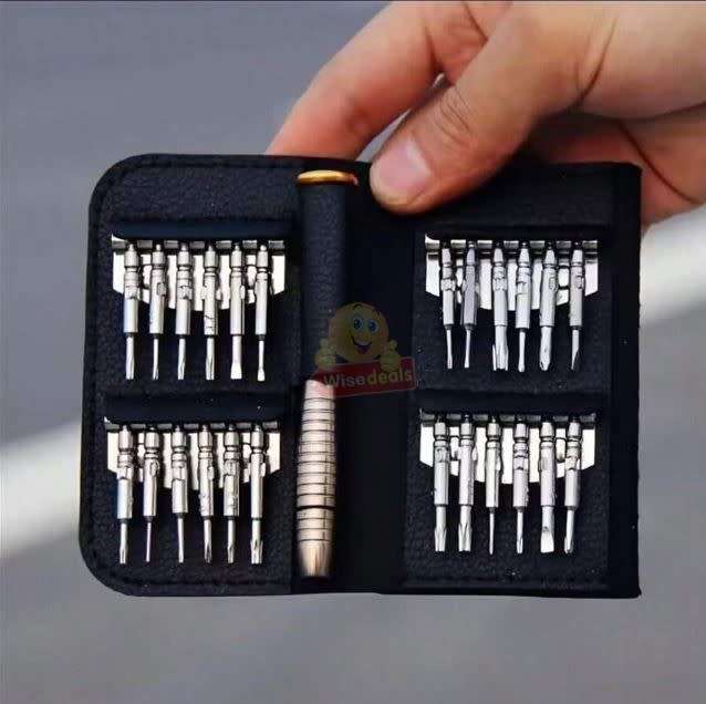 25-in-1 Multi-purpose Precision Screwdriver Wallet Set