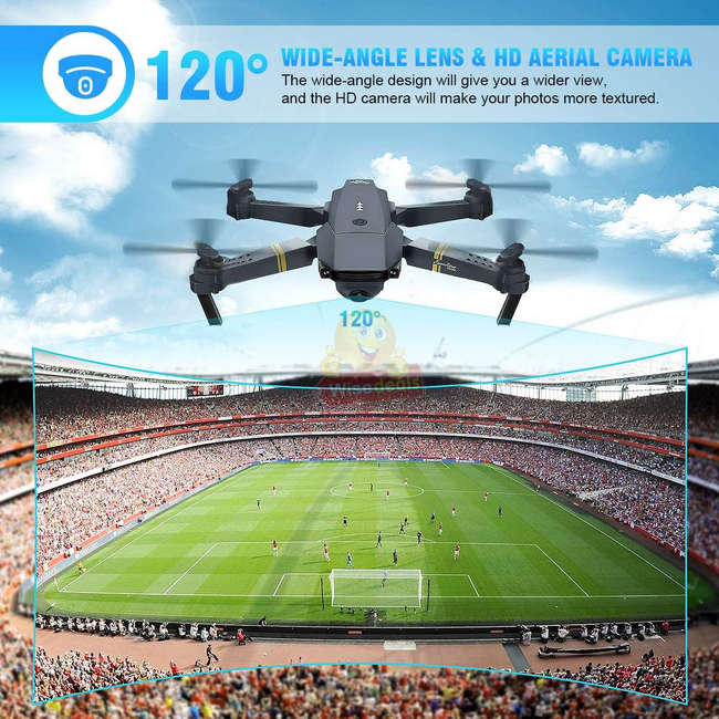 Foldable 998 Pro WIFI Drone with Dual Cameras