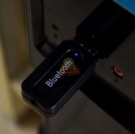 Wireless USB Bluetooth Audio Music Receiver for your car and plenty of other Devices