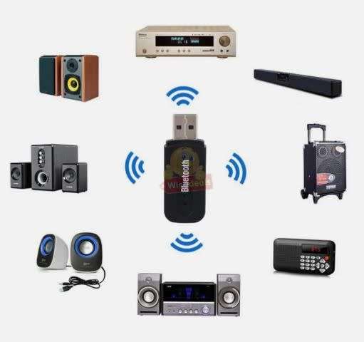Wireless USB Bluetooth Audio Music Receiver for your car and plenty of other Devices