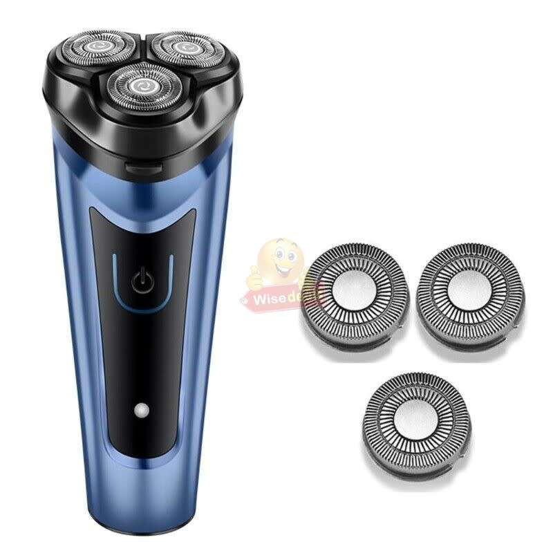Electric Rechargeable Cordless 3 Head  Shaver