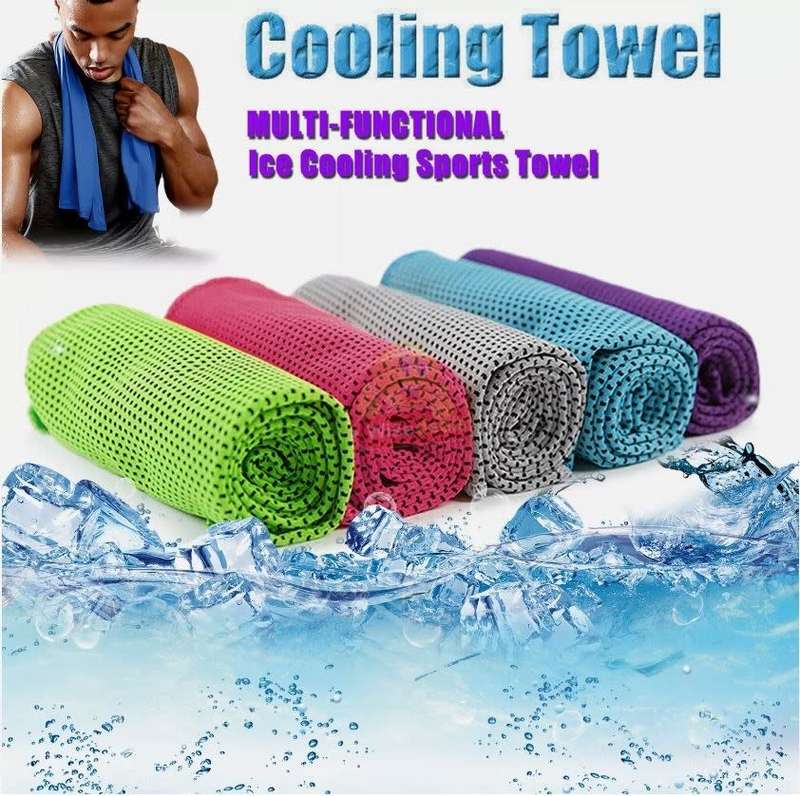 Instant Cooling Towel, Simply just Wet it, Wing it and Snap it and it will get Cooler