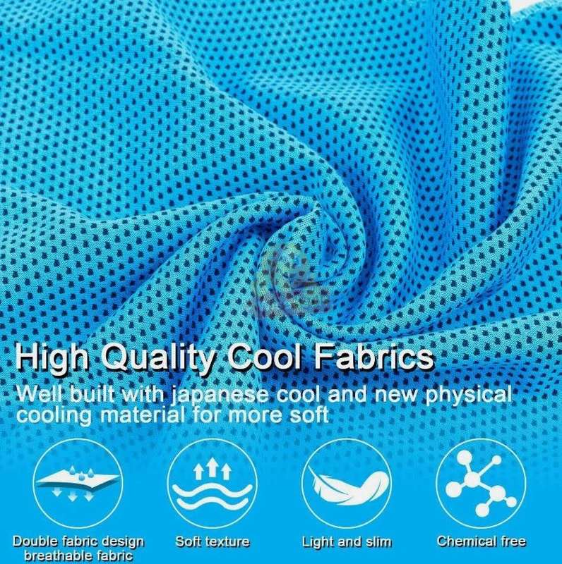 Instant Cooling Towel, Simply just Wet it, Wing it and Snap it and it will get Cooler