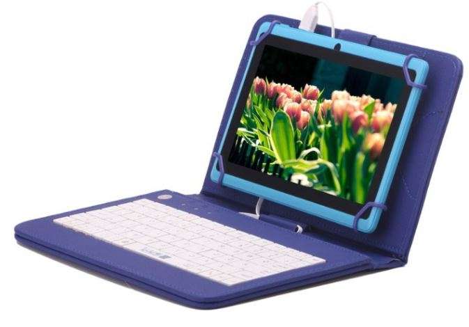 7" Android Tablet 8GB Including Purple Keyboard Case