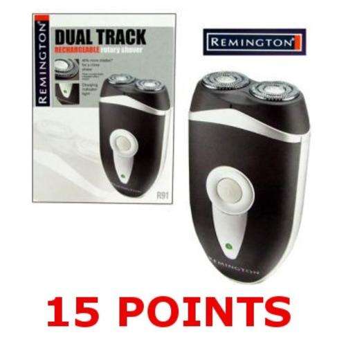 Remington R91 Dual Track Rotary Shaver - Get a Faster Shave in Less Time!