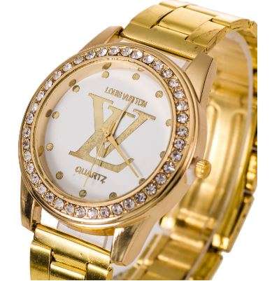 Ladies Quartz Louis Vuittion Wrist Watch - Water & Shock Resistant