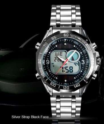 2015 Newest Brand Design - Solar Powered LED Digital Military Mens Wristwatch - 30M Waterproof