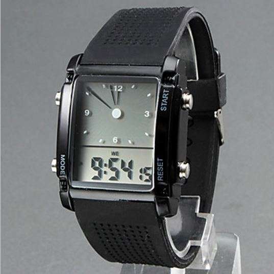 Mens Luxury Quartz Digital & Analog LED Military Wrist Watch