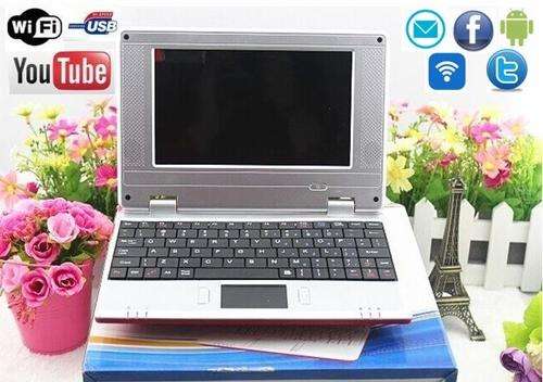 7" Android Netbook, Wi-Fi, Facebook, BBM, 3G, Camera, USB Ports, E-Book, Office Software - White