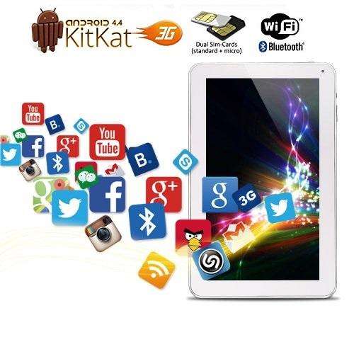 DEMO 7" Blaupunkt/Stylus 3G Android 4.4 Tablet Smartphone, 8GB, Dual SIM & Cameras, GPS, Wi-Fi, etc.