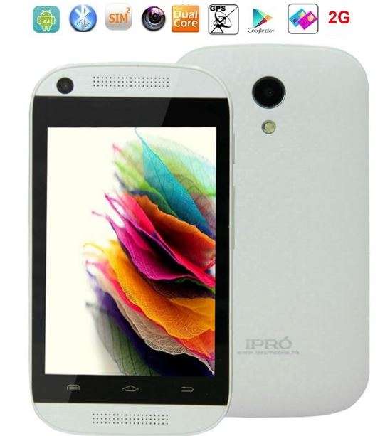 3.5" Android 4.4 iPro Wave Smartphone, Dual Sim, Dual Core, Bluetooth, LCD Screen etc.