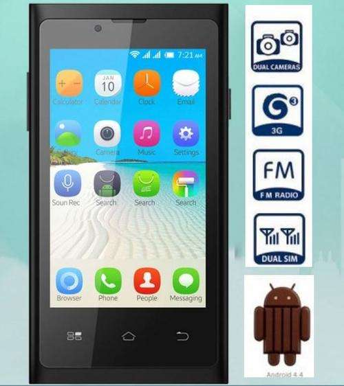 3.5" Android 4.4 Smartphone, 3G, Dual Sim, Dual Cameras, GPS, Wi-Fi, Bluetooth etc
