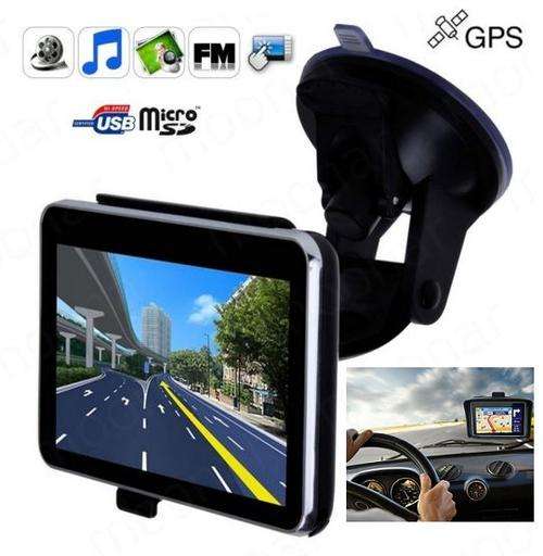4.3" TFT Colour Touch Screen Vehicle GPS Navigation System With FM Transmitter IGO Maps