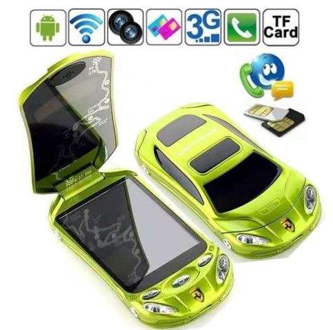 Ferrari Android 4.0 Touch Screen Smart Phone, 3G, Dual Sim, Camera, Wi-Fi, Bluetooth, TF Card etc..