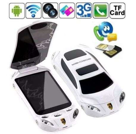 Ferrari Android 4.0 Touch Screen Smart Phone, 3G, Dual Sim, Camera, Wi-Fi, Bluetooth, TF Card etc..
