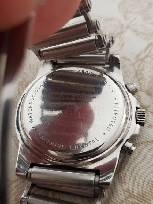 CERTINA. TOGETHER WITH FITTED BOX AND PAPERS Alex Criville, World Champion Edition, No.1101/1999