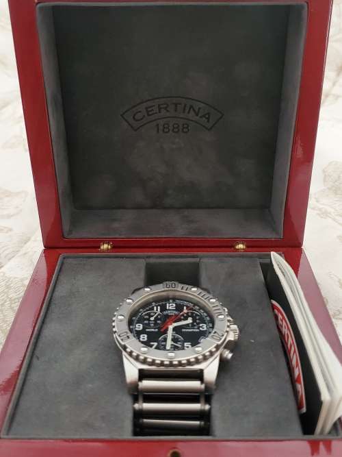 CERTINA. TOGETHER WITH FITTED BOX AND PAPERS Alex Criville, World Champion Edition, No.1101/1999