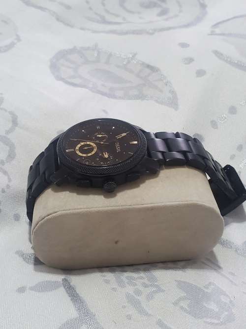 Fossil Machine Chronograph Dark Brown Dial Stainless Steel Watch