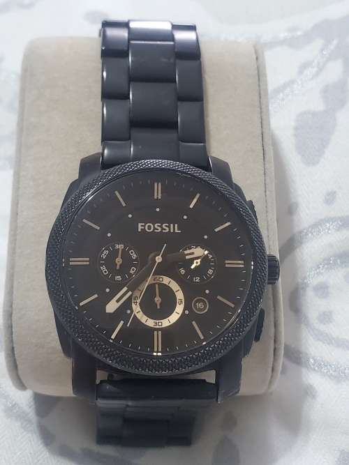 Fossil Machine Chronograph Dark Brown Dial Stainless Steel Watch